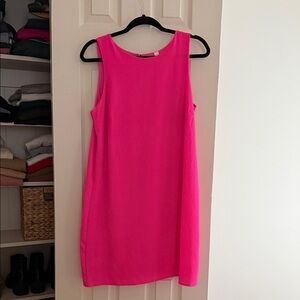 Elegant Pink Sleeveless Dress